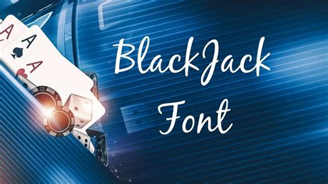 black jack font